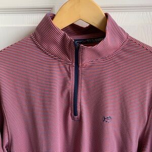 Southern Tide quarter zip pull over size Med